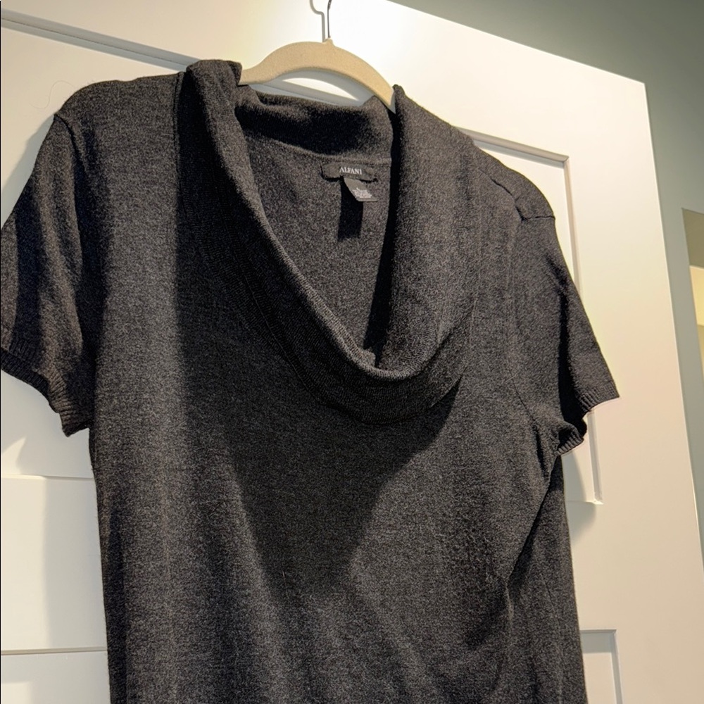 Alfani Black Cowl Neck Top